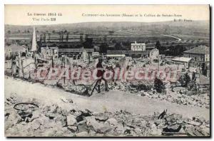 Old Postcard Clermont En Argonne And Hill De Ste Anne