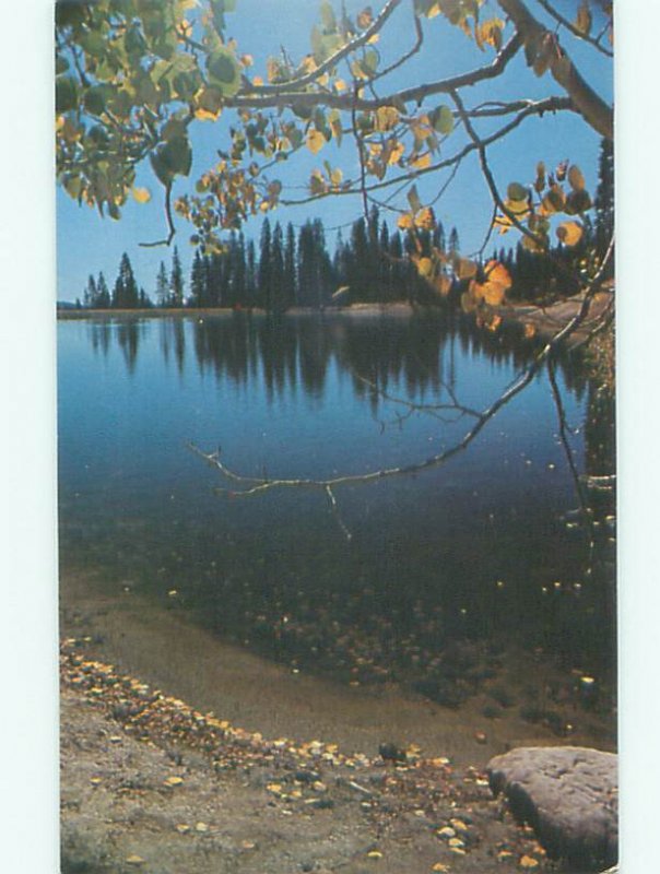 Pre-1980 LAKE SCENE Big Bear Lake California CA AE4237