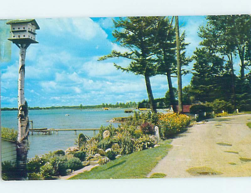 Pre-1980 LAKE SCENE Conway & Oden - Near Indian River & Petoskey MI F3015