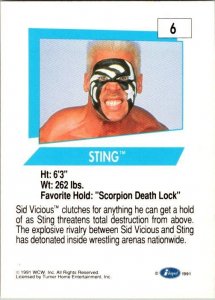 1991 WCW Wrestling Card Sting sk2108