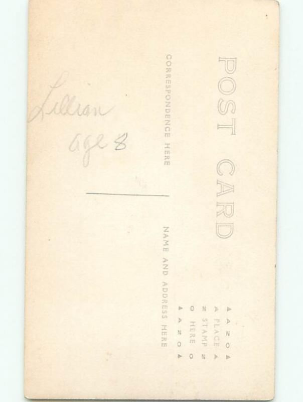 Old rppc GIRL - GIRLS - FEMALE Great Postcard AB1782