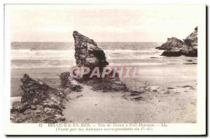 Old Postcard II Beautiful Sea Port Tete Clown Giving (Visit by corresponding ...