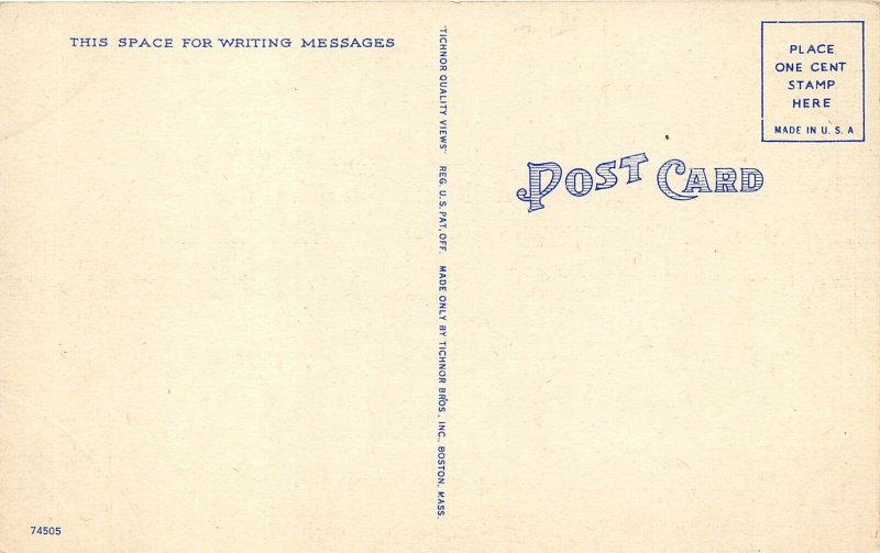 Providence Rhode Island 1940s Postcard Charles Smith Garden Roger Williams Park