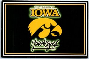 Postcard - Go Iowa Hawkeyes!, University of Iowa - Iowa City, Iowa