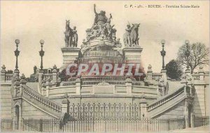 Old Postcard Rouen Fontaine Sainte Marie