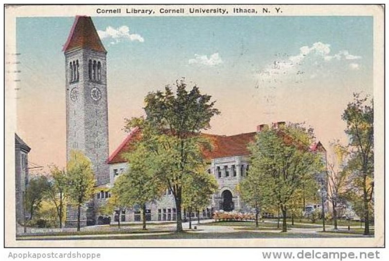 New York Ithaca Cornell Library Cornell University 1921