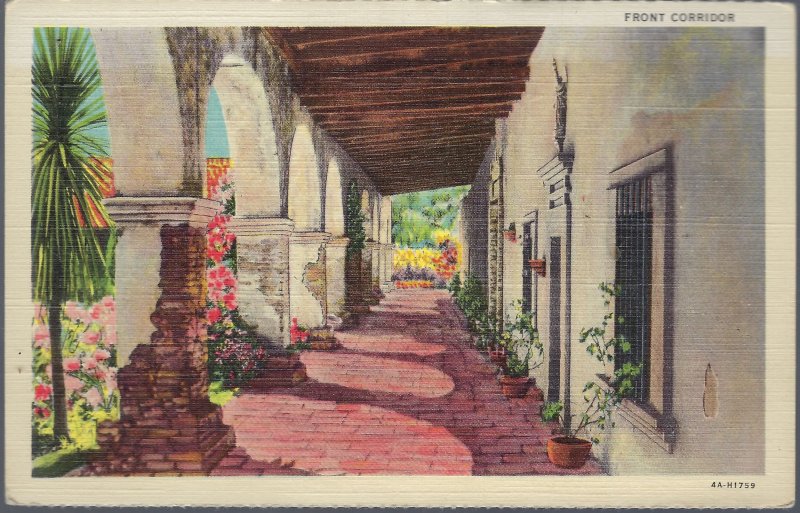 MISSION SAN JUAN CAPISTRANO FRONT CORRIDOR  (4A-H1759)