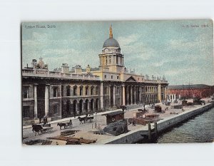 Postcard Custom House Dublin Ireland