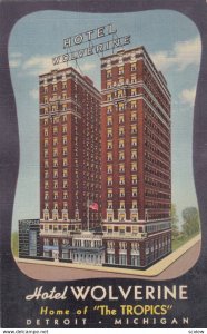 DETROIT , Michigan , 1930-40s ; Hotel Wolverine