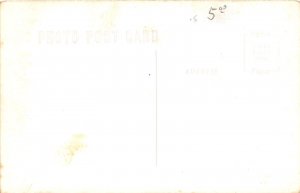 J34/ Bluffton Indiana RPPC Postcard c1950s Allen High School Building 345