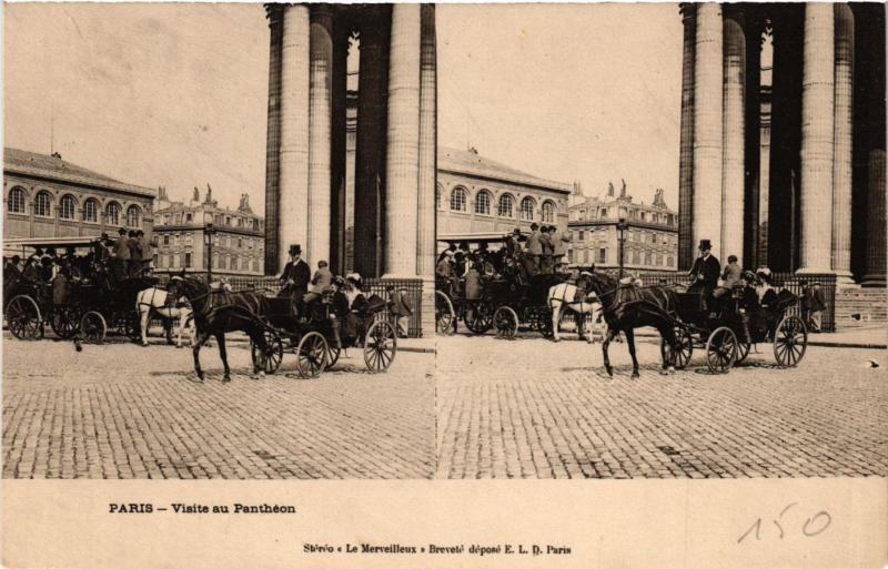 CPA Paris 5e-Visite au Panthéon (324720)