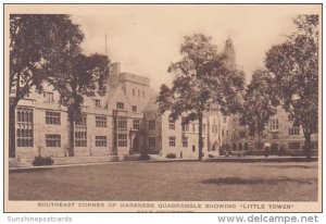 Connecticut New Haven Southeast Corner Of Harkness Quadrangle Showing Little ...