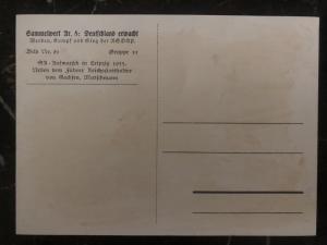 Mint Germany RPPC real picture Postcard Hitler in the march of leipzig 1933