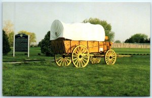 Postcard - Covered Wagon - Fort Kearny State Historical Park - Kearney, Nebraska