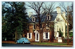 c1960 Ridgely House On The Green Exterior House Dover Delaware Vintage Postcard