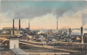 H96/ Pueblo Colorado Postcard c1910 A.S.&R. Plant Towers Mines 61