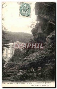 Old Postcard Bagnoles De L Orne L Hotel L Etablissement Thermal Viewed throug...