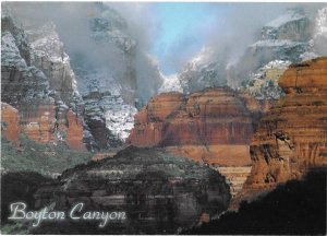 Beautiful Boyton Canyon in Winter Sedona Arizona  4 by 6