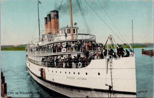 SS 'Princess Victoria' CPR Ship Victoria BC Unused Valentine Postcard H31