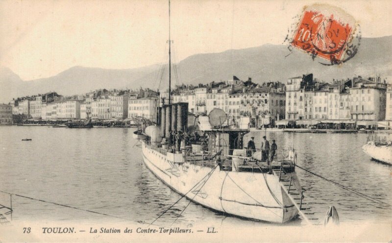 Nautica - Military Torpedo boat Toulon La Station des Contre Torpilleurs 03.30