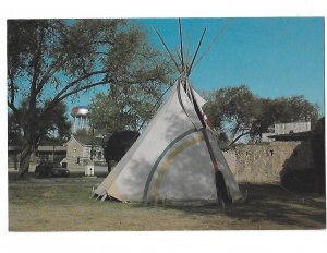 Old Post Corral Tipi Fort Sill Oklahoma U.S. Army Field Training Center  4 by 6