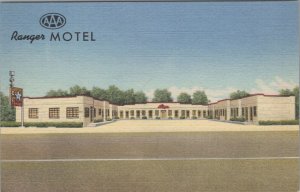 Postcard Ranger Motel Laramie Wyoming WY