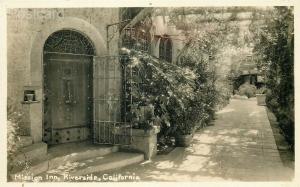 CA, Riverside, California, Mission Inn, RPPC