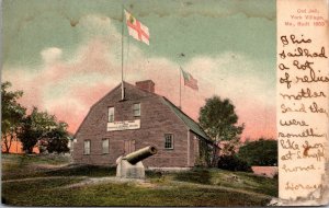 Postcard Old Jail in York Village, Maine~139420