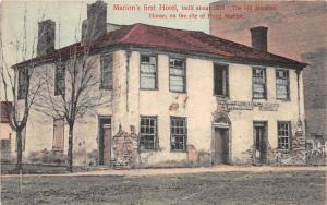 E21/ Marion Ohio Postcard c1910 First Hotel Built 1833 Mansion House