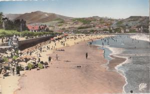 BF27609 hendaye la plage dans le fond l esppagne   france  front/back image