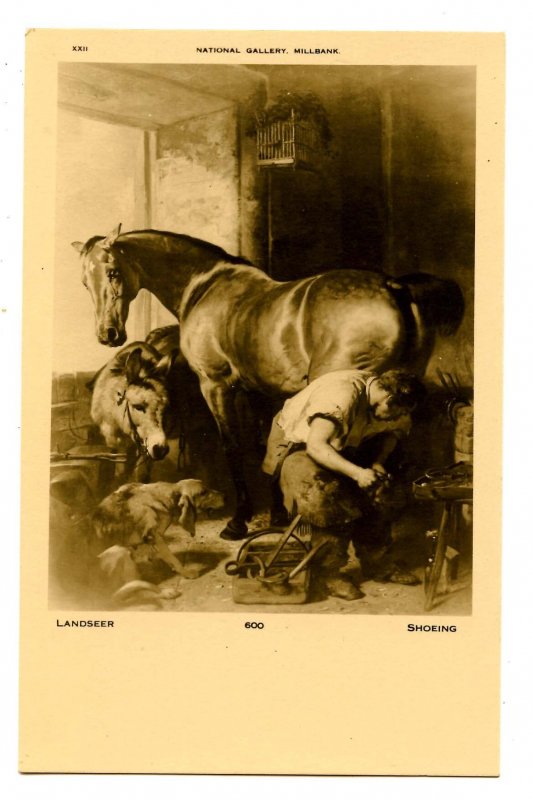 Farrier Shoeing a Horse    Artist: Sir Edwin Landseer