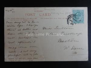 Kent RAMSGATE House CRACKSTAKE on Ellington Place c1904 RP Postcard