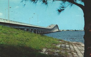 USA Toll Bridge to Cape Coral Florida Chrome Postcard 04.04