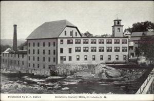 Hillsboro NH Hosiery Mills c1910 Postcard