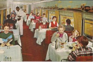 Union Pacific Railroad Issued 1950's Pullman Car, Black History, Dining Car