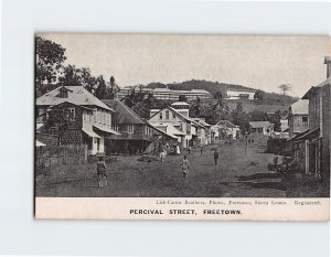 Postcard Percival Street Freetown Sierra Leone