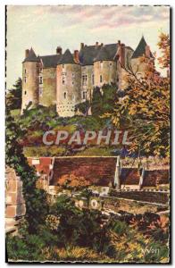 Old Postcard Chateaux De La Loire Chateau De Luynes