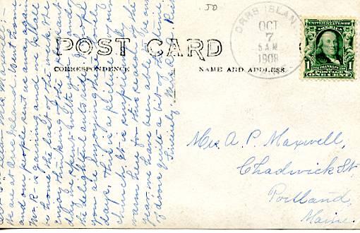 ME - Winthrop. M. E. Church - RPPC