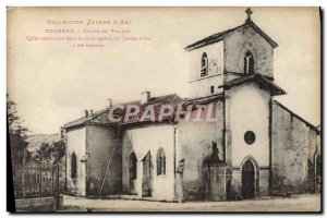 Postcard Old Church of the village Domremy Jeanne d & # 39Arc