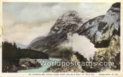 Mt Stephen Field British Columbia, Canada 1927 