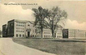 NH, Laconia, New Hampshire, High and Practical Arts School