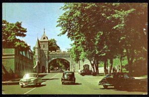 Quebec St. Louis Gate QUEBEC Pub by Provincial News Co. older cars - Chrome