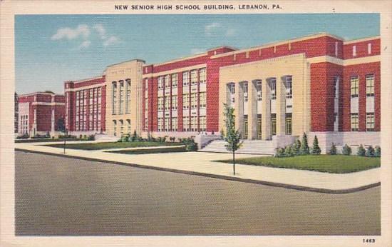 New Senior High School Building Lebanon Pennsylvania