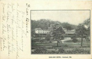 1906 Oakland Hotel roadside Maryland undivided Postcard 21-608