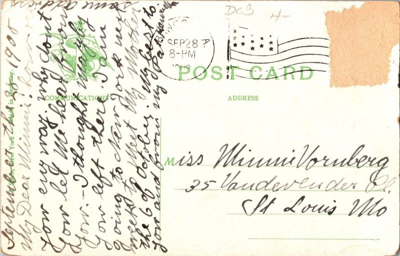 General View Overlooking Pen Argyl PA c1908 Vintage Postcard P55