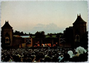 Starlight Theater Swope Park Kansas City Missouri Evening Entertainment Postcard