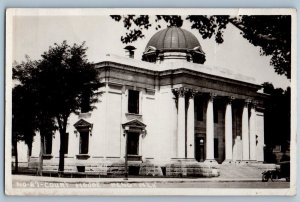 Reno Nevada NV Postcard Court House Exterior Building c1940 RPPC Photo Vintage