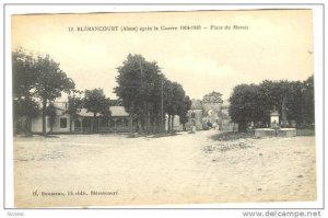 Blerancourt (Aisne) , France, 1910s ; Place du Marais