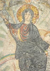 BT13714 from hosios david mosaic of christ Thessaloniki  salonique   Greece