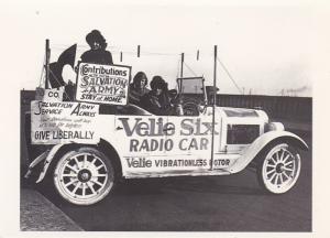 Advertising Salvation Army Fund Raising Car Circa 1922